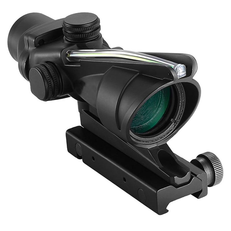 Κυνηγετικό τουφέκι Scope ACOG 4X32 Fiber Sight Optics Green Illuminated Redticle Airsoft ACOG Riflescope 4x32 ACOG